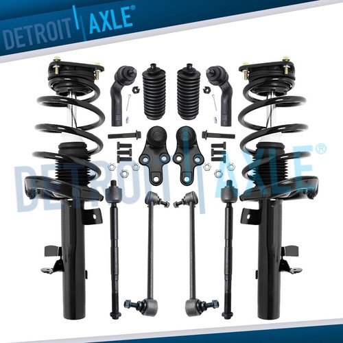 Front struts tie rods sway - front,